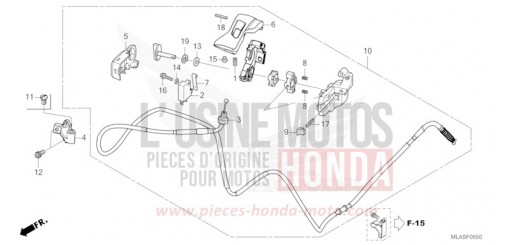 PARKING BRAKE LEVER CMX1100D3S de 2025